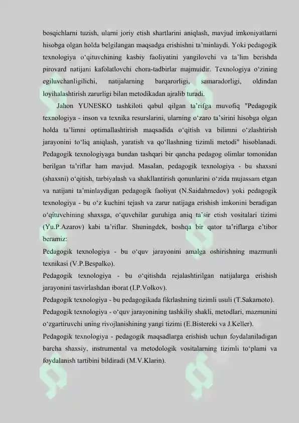 Maxsus fanlarni o‘qitishda pedagogik va axborot texnologiyalari 5