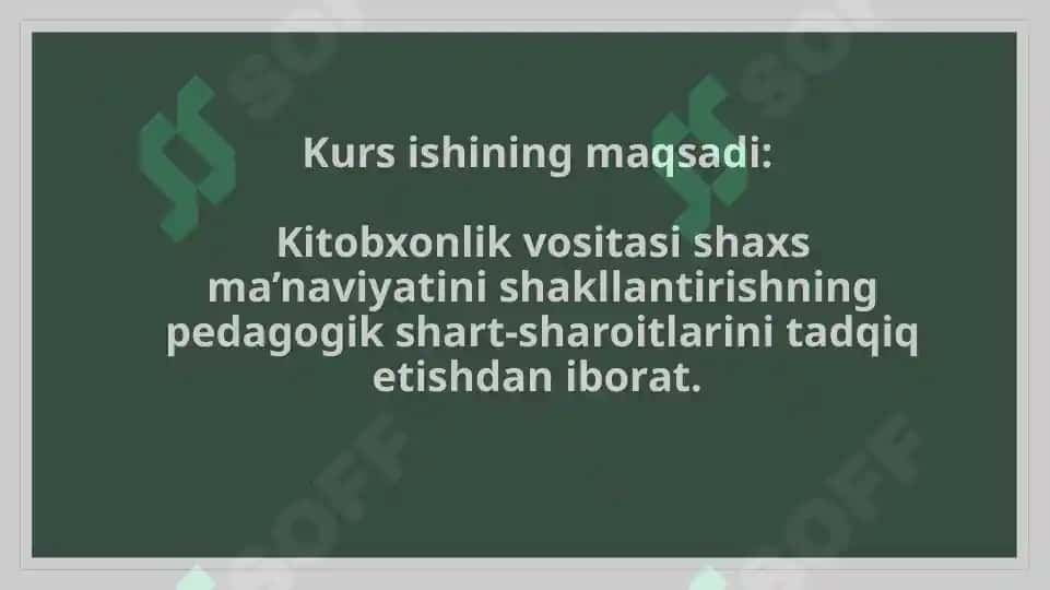 Tarbiya fanini o'qitish asosida o'quvchilarda kitobxonlik madaniyatini shakllantirish jarayoni 6