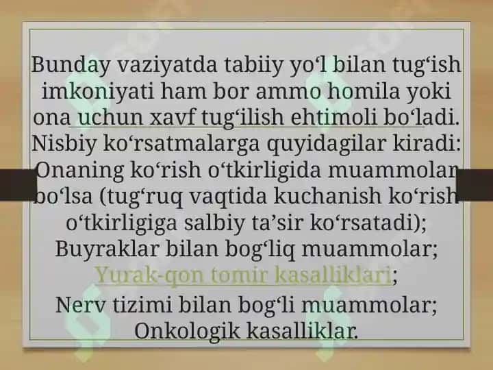 Kesarcha kesish 8