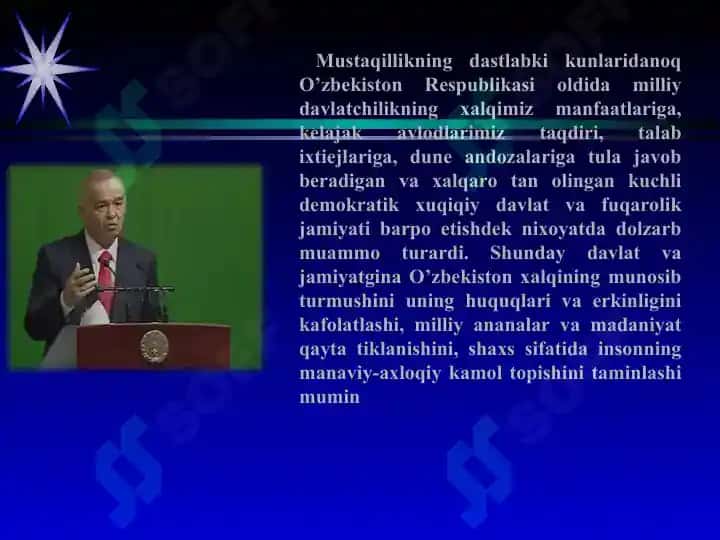 O’zbekistonda demokratik, fuqarolik jamiyat asoslarining shakillanishi, amalga oshirilgan siyosiy reformalar 2