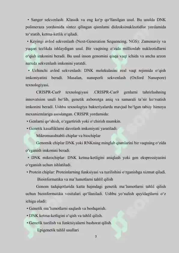 GENOM TADQIQOTLARINING ZAMONAVIY USULLARI 3