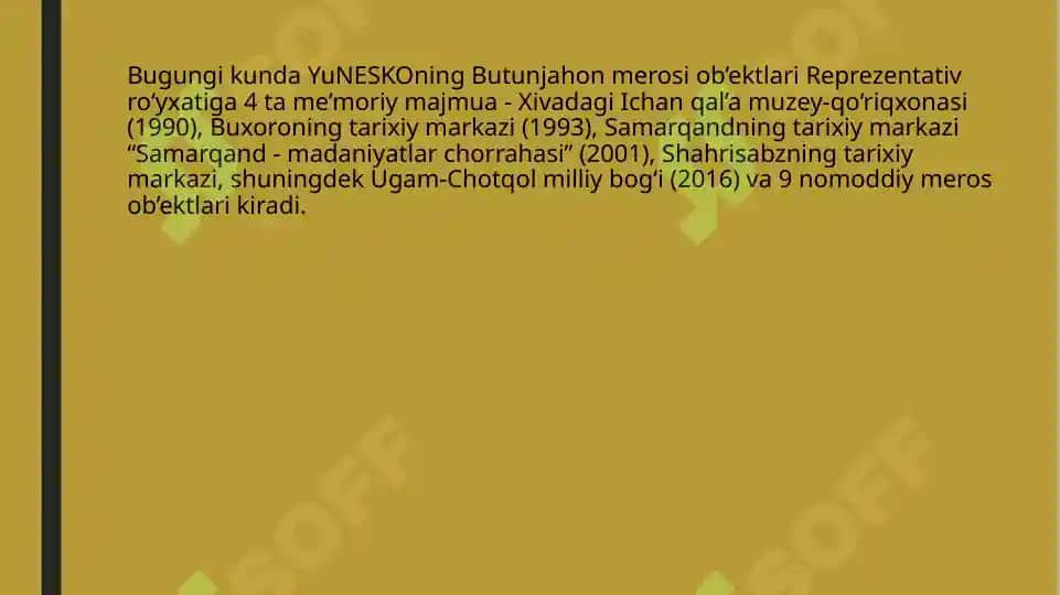 Madaniy meros va unga munosabat muammolari 5