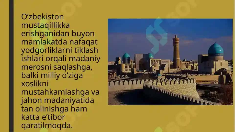 Madaniy meros va unga munosabat muammolari 7