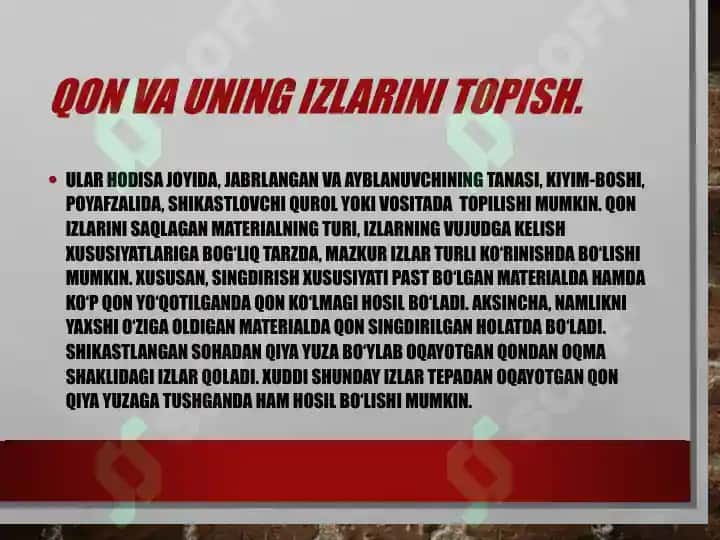 Qon va uning dog’larini tekshirish 2