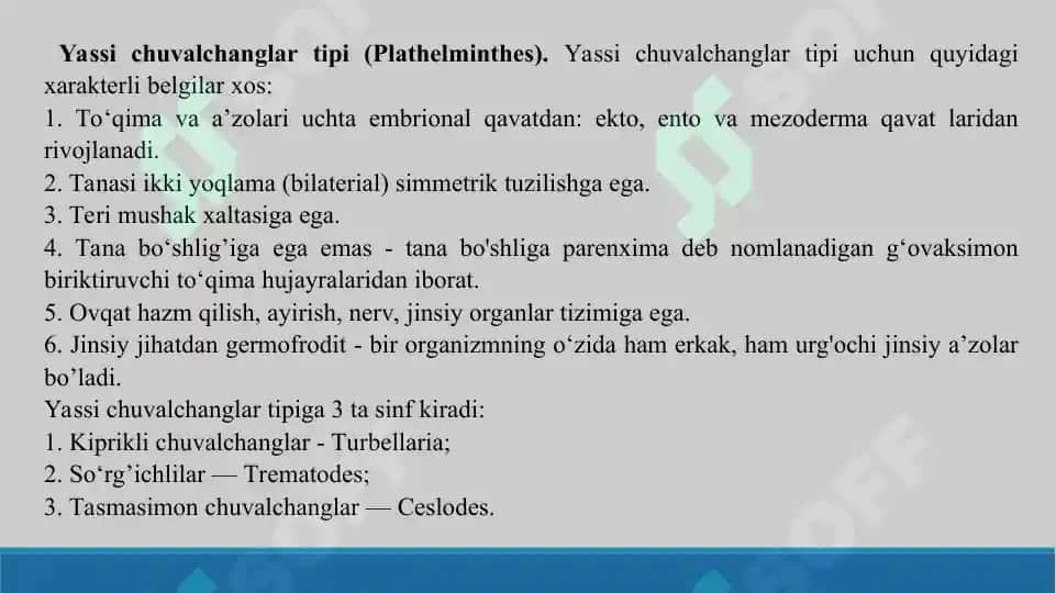 Tibbiyot gelmintologiyasi. Taqdimot 12 sahifa 4