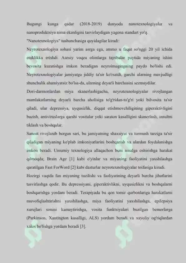 Nanotexnologiyalar haqida tushuncha 2