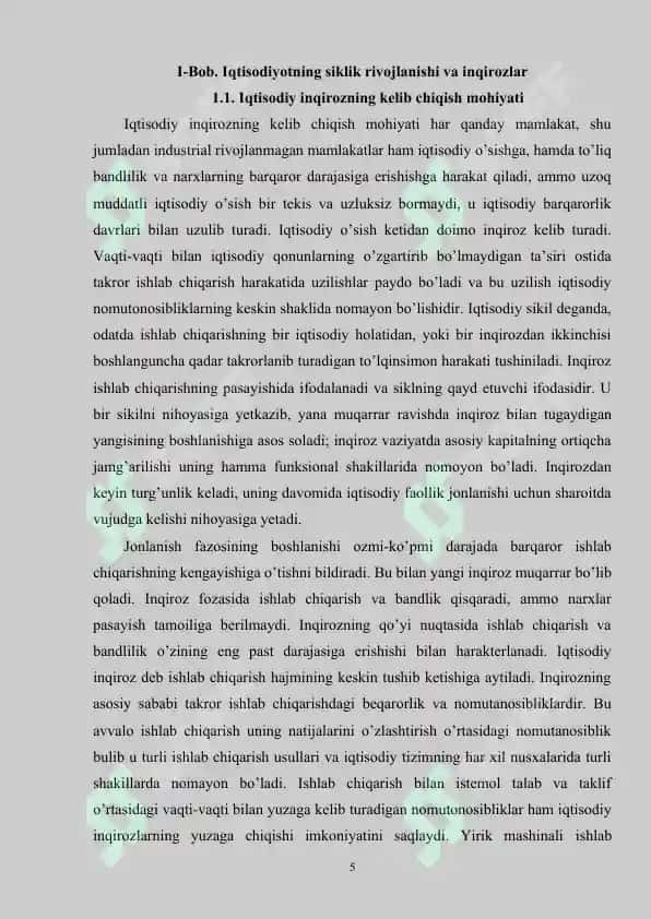 Iqtisodiy Inqiroz 4