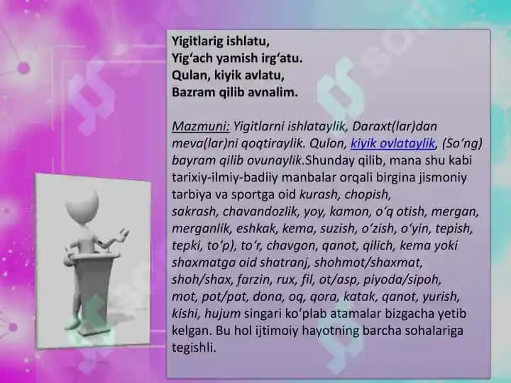 O'ZBEK TILIDA SOHAGA OID QISQARTMALAR 6