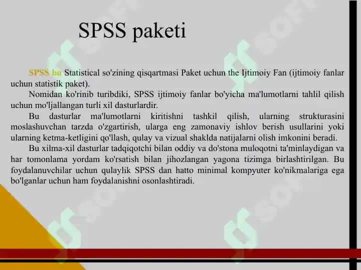 SPSS dasturi 4