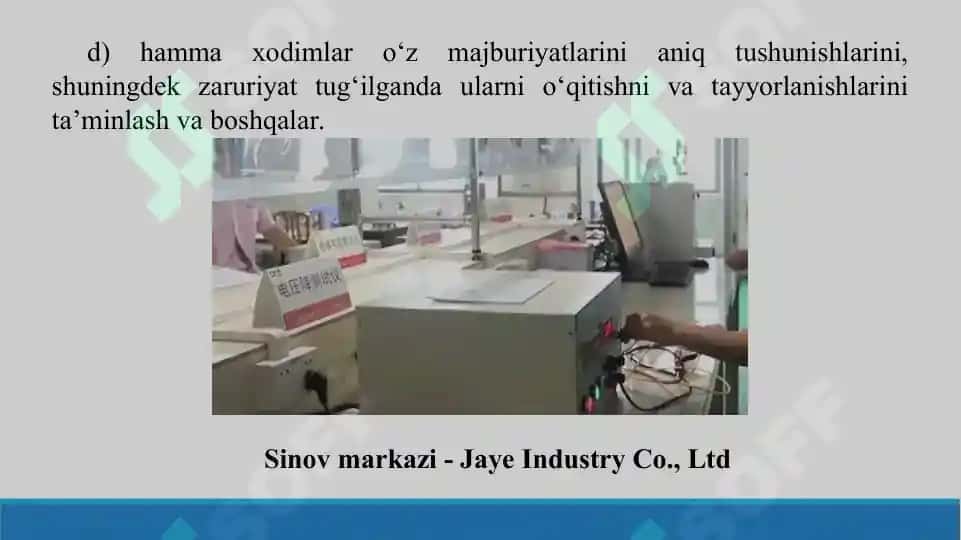 Sinov laboratoriyalarida sifatni ta’minlash. Taqdimot 16 bet. 8