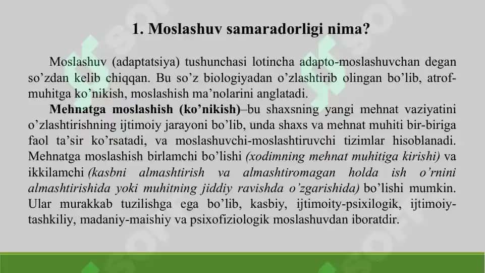17. Moslashuv samaradorligi. Kasalliklarning ekologik jihatlari, Taqdimot 11 bet. 3