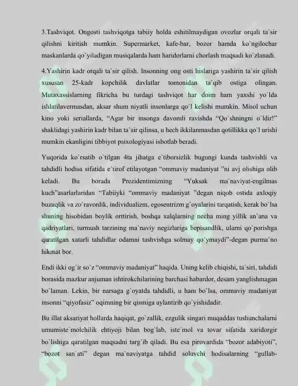 Bola tarbiyasida estetik his-tuyg‘u tarbiyasining o‘rni 8