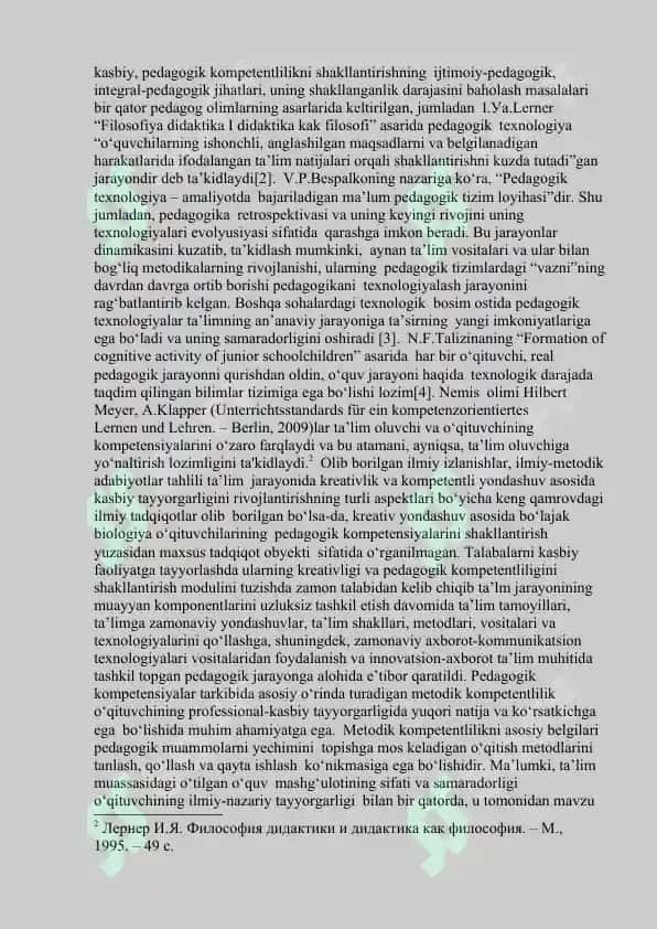 KREATIV YONDASHUV ASOSIDA O’QITISH 2