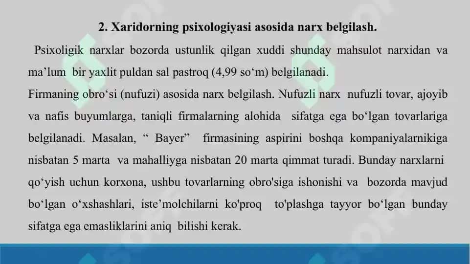 6. Farmatsevtika mahsulotlarini sotib olish va sotish jarayonining psixologiyasi. Taqdimot 11 bet 4