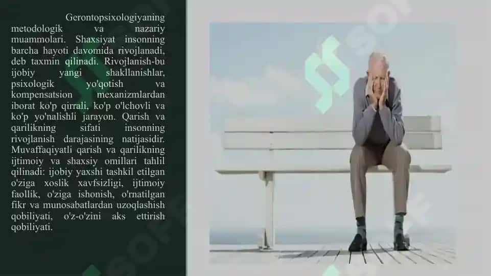 Gerontopsixologiya muommolari 3
