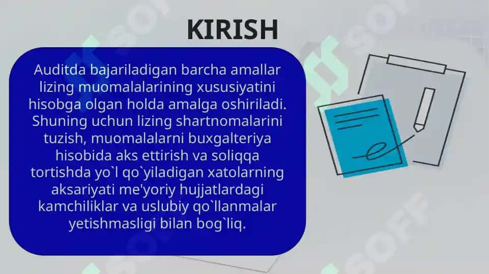 Auditorlik tekshiruvi jarayonida ichki nazorat tizimini o’rganish hamda baholash 3