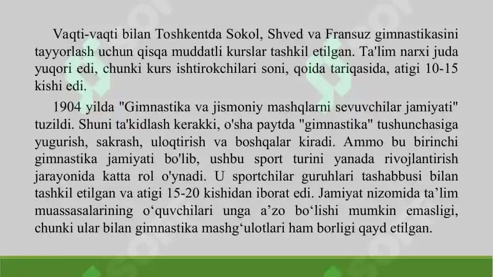 13. O'zbekistonda Badiiy gimnastikasining rivojlantirish tarixi va taniqli sportchilar. Taqdimot 11 bet. 4