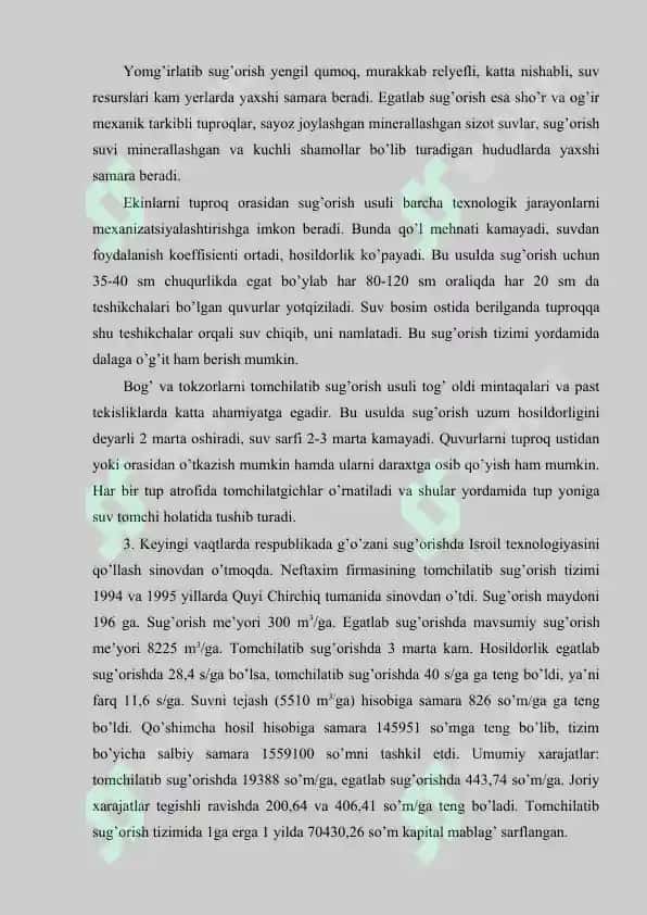 Qishloq xo’jalik maxsulotlarini Respublika xalq xo`jaligida tutgan o`rni. 4