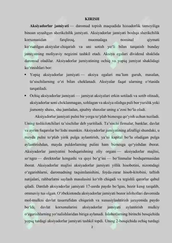 FARHOD DEHQON BOZORI AKSIYADORLIK JAMIYATI 2
