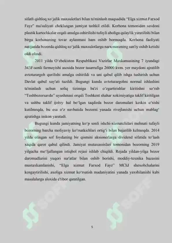 FARHOD DEHQON BOZORI AKSIYADORLIK JAMIYATI 5