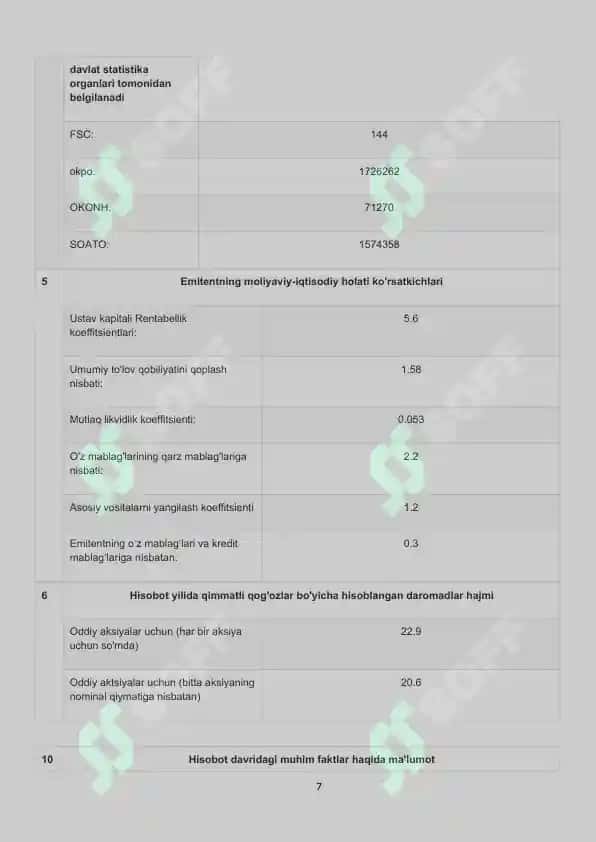 FARHOD DEHQON BOZORI AKSIYADORLIK JAMIYATI 7