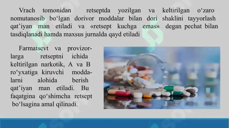 14. Farmatsevtik  nomutanosiblik. Taqdimot 15 bet. 4
