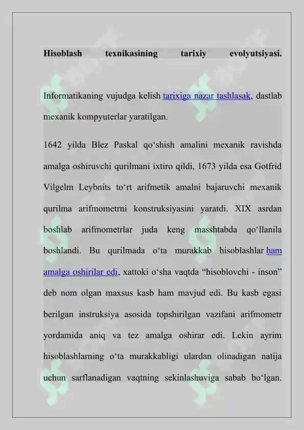 Texnik vositalarning rivojlanish tendentsiyalari 3