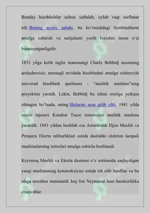 Texnik vositalarning rivojlanish tendentsiyalari 4