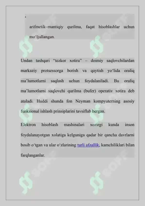 Texnik vositalarning rivojlanish tendentsiyalari 7