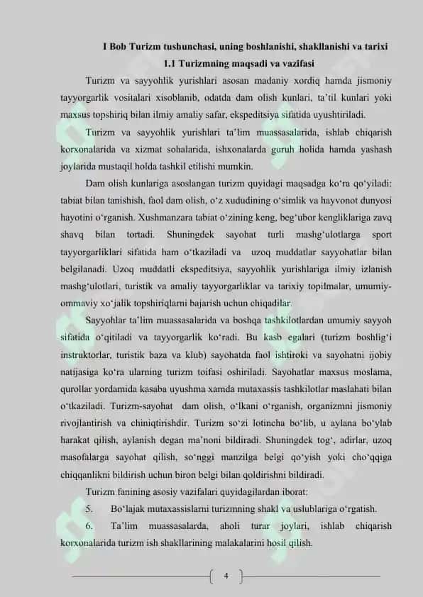 Turizmning rivojlanish tarixi 4