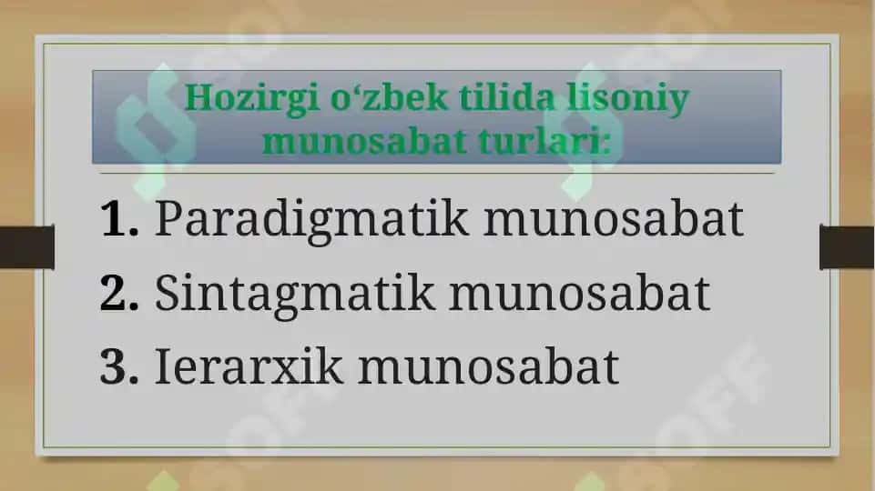 Lisoniy munosabat va uning turlari 4