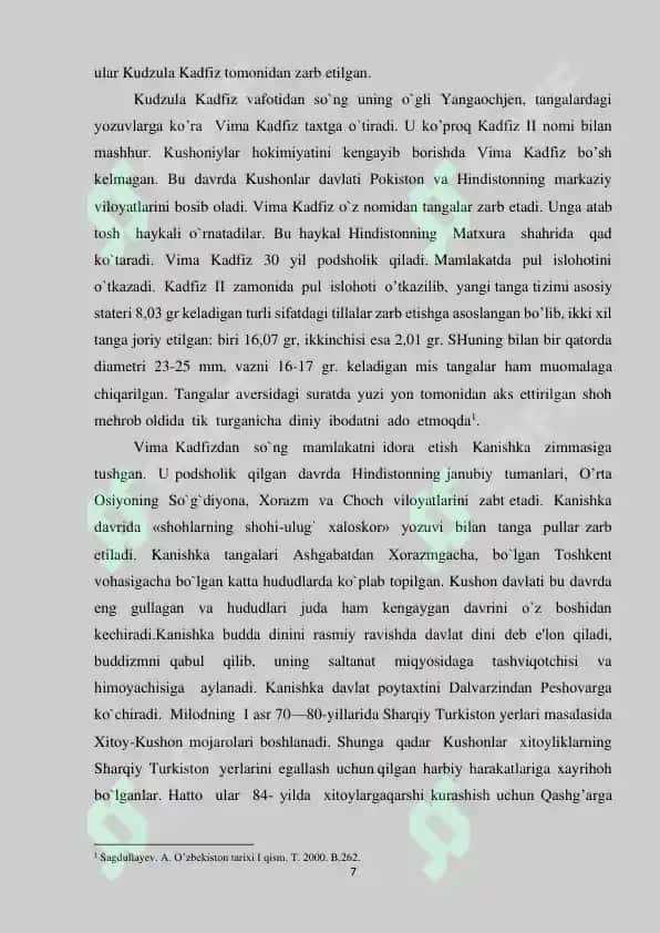 Qadimgi Kushon davlati 7