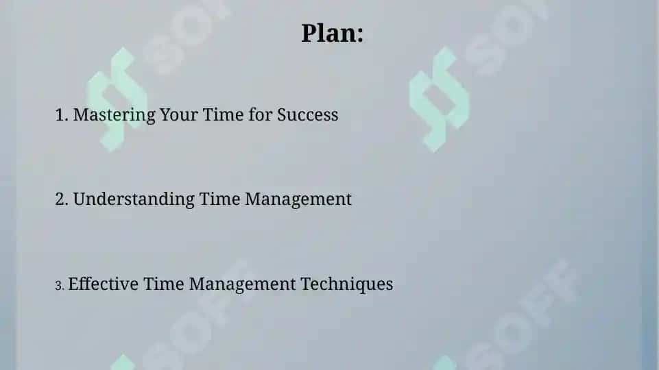 Time management 2