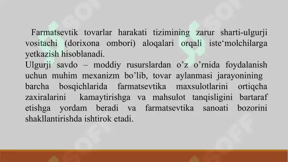 7. Distribyutorlik faoliyati. Taqdimot 11 bet. Yuzakiroq yoritilgan. 3