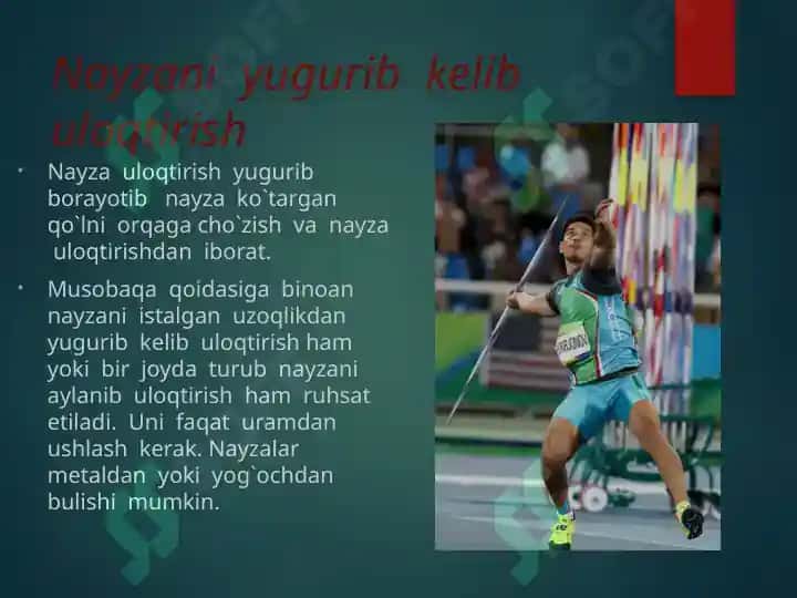 Nayza uloqtirish texnikasi 4