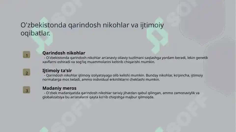 Qarindosh urugʻlar oʻrtasidagi nikohning salbiy oqibatlari 4