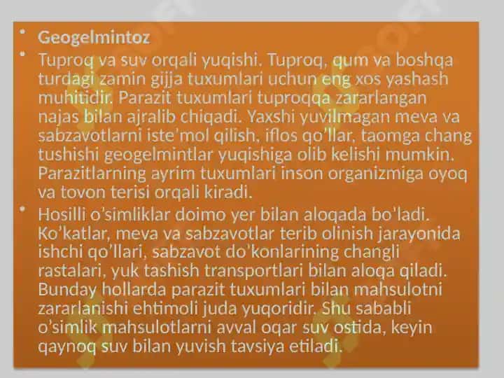 Odam gelmintoz kasalliklari 7