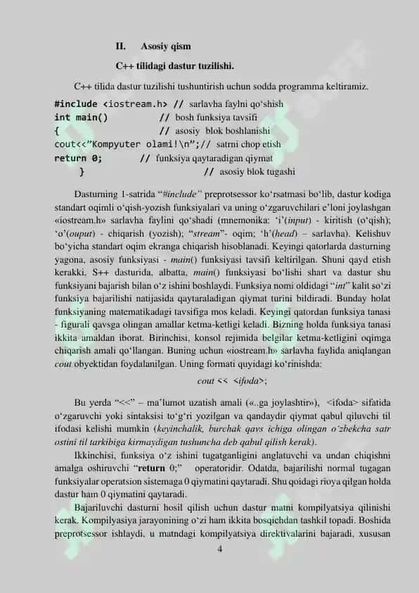 C++ tilida grafikalar bilan ishlash 4