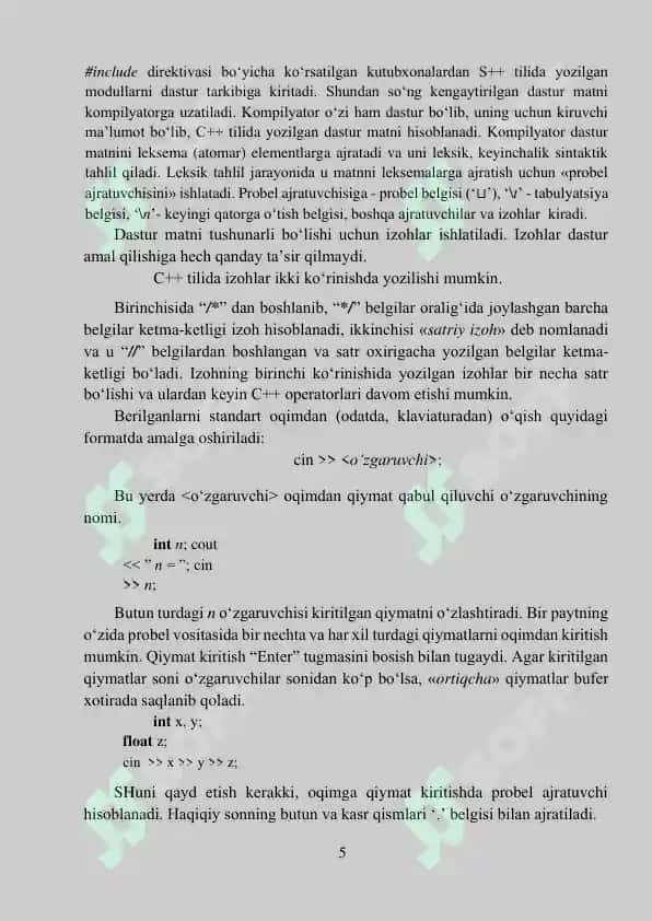 C++ tilida grafikalar bilan ishlash 5