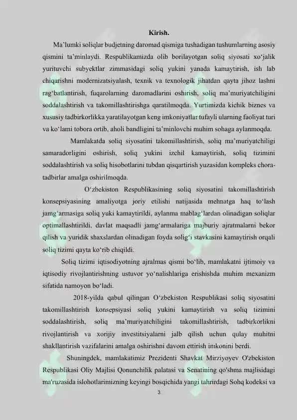 Davlat soliq inspeksiyasida amaliyot hisoboti 3