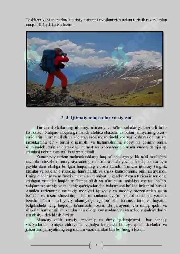 Davlat iqtisodiyotida turizmning tutgan o'rni 8