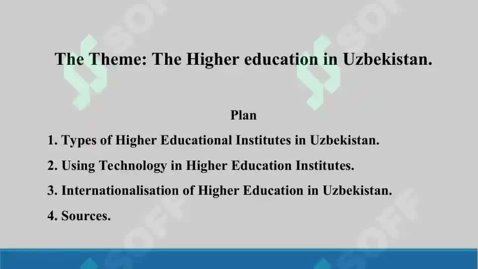 2.2. The Higher education in Uzbekistan. Taqdimot 10 bet 2