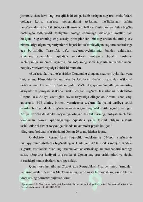 Sug’urta faoliyatini standartlashtirish 6