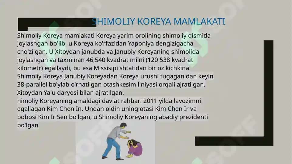 Shimoliy Koreyada Ayol va erkaklar huquqlarini himoya etuvchi davlat siyosatlari 3