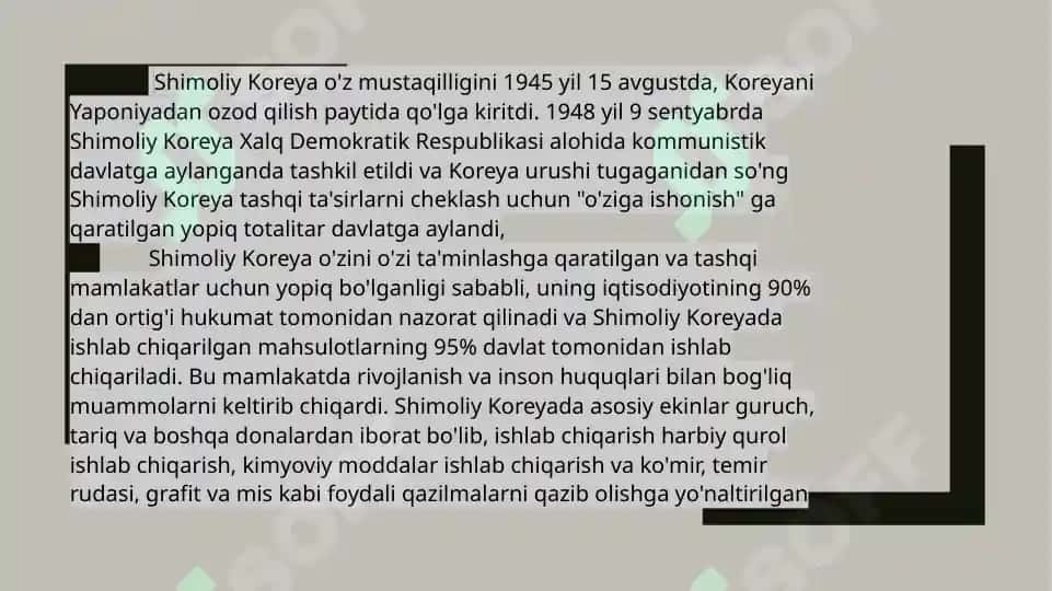 Shimoliy Koreyada Ayol va erkaklar huquqlarini himoya etuvchi davlat siyosatlari 4