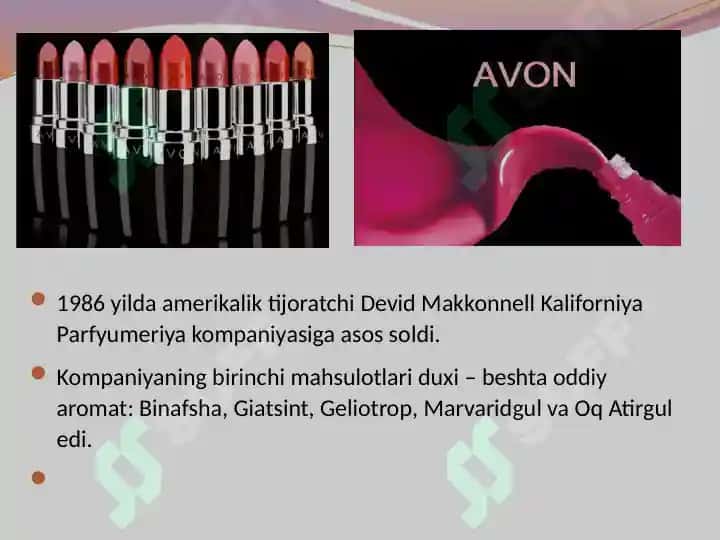 Avon kompaniyasi 4