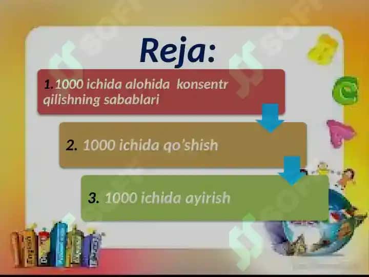 Qo’shuv va ayiruv amallari 3