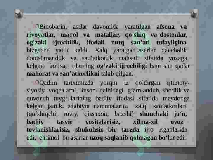 Badiiy oʻqish fanining maqsadlari 4