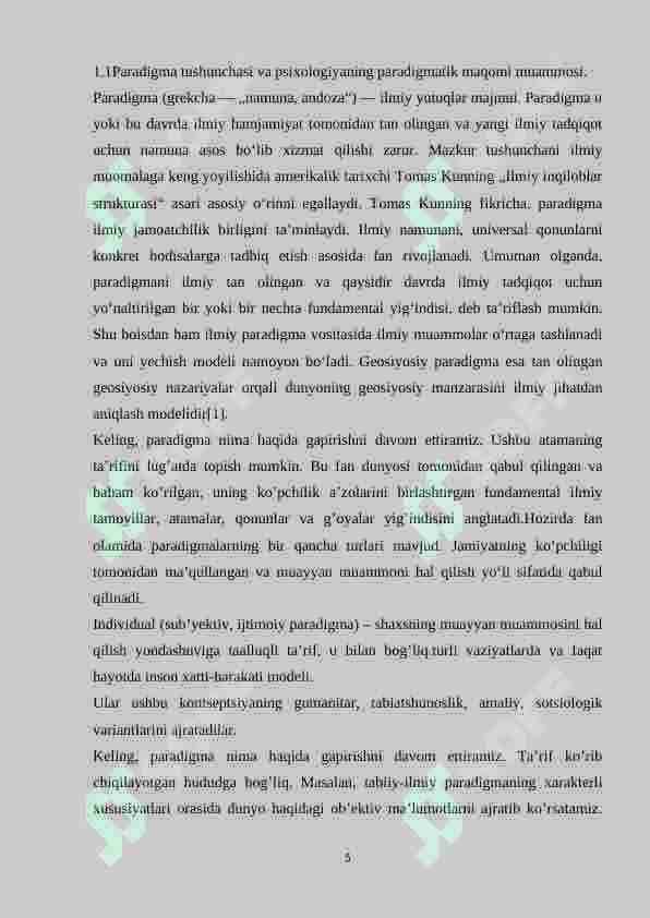Psixologiyada eksperimental paradigma 5