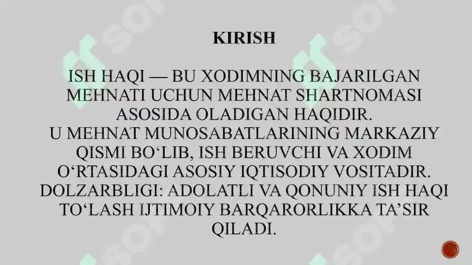 Ish haqi to‘lash tartibi va huquqiy asosi 3